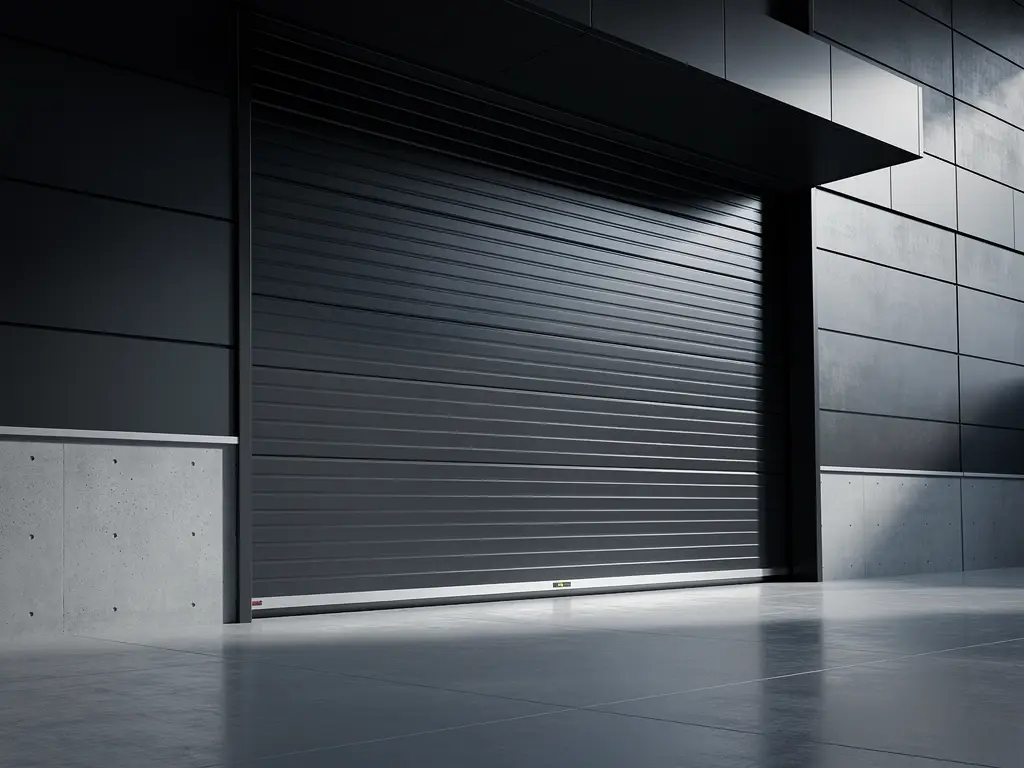 Commercial steel overhead door